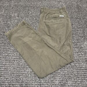 Columbia Mens Utility Cargo Pants 36x32 Olive Green Cotton Regular Fit